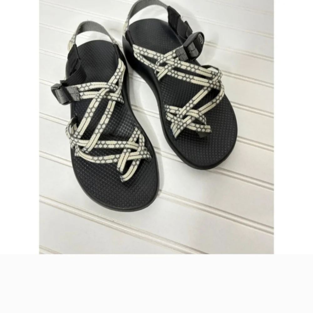Chacos Z/1 Classic Sandals Women's Black Tan Strappy Vibram Sole W8 421 - Picture 3 of 4